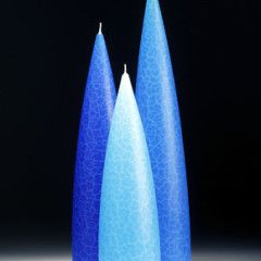 Sky Blue Barrick Candles: Tall 10&quot; (Medium)