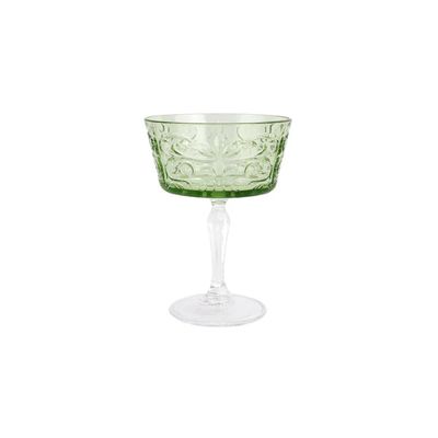 Barocco Mint Green Coupe Champagne Glass