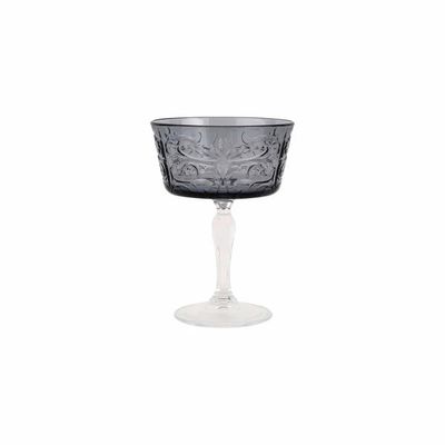 Barocco Smoke Coupe Champagne Glass