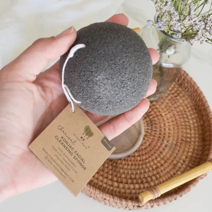 Charcoal Facial Konjac Sponge