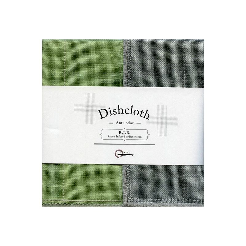 Nawrap Dishcloth Pistachio w/ Binchotan Charcoal