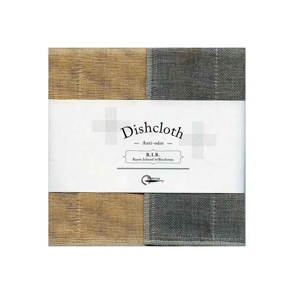 Nawrap Dishcloth Peach w/ Binchotan Charcoal