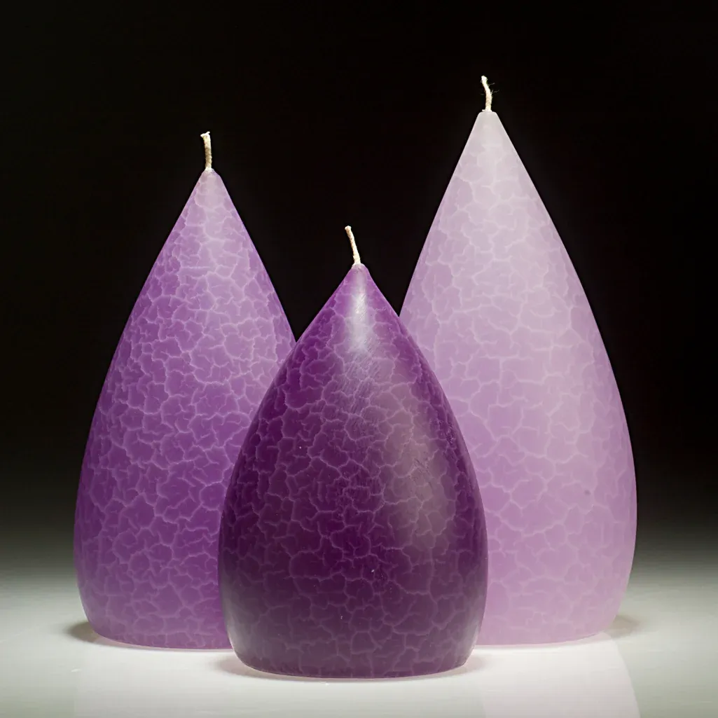 Grape Barrick Candles: Round 5 ½&quot; (Medium)