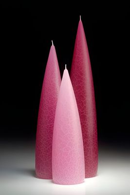 Fuchsia Barrick Candles: Tall 10&quot; (Medium)