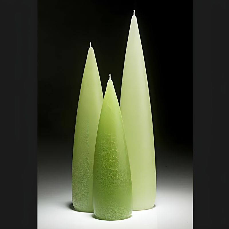 Kiwi Barrick Candles: Tall 10" (Dark)