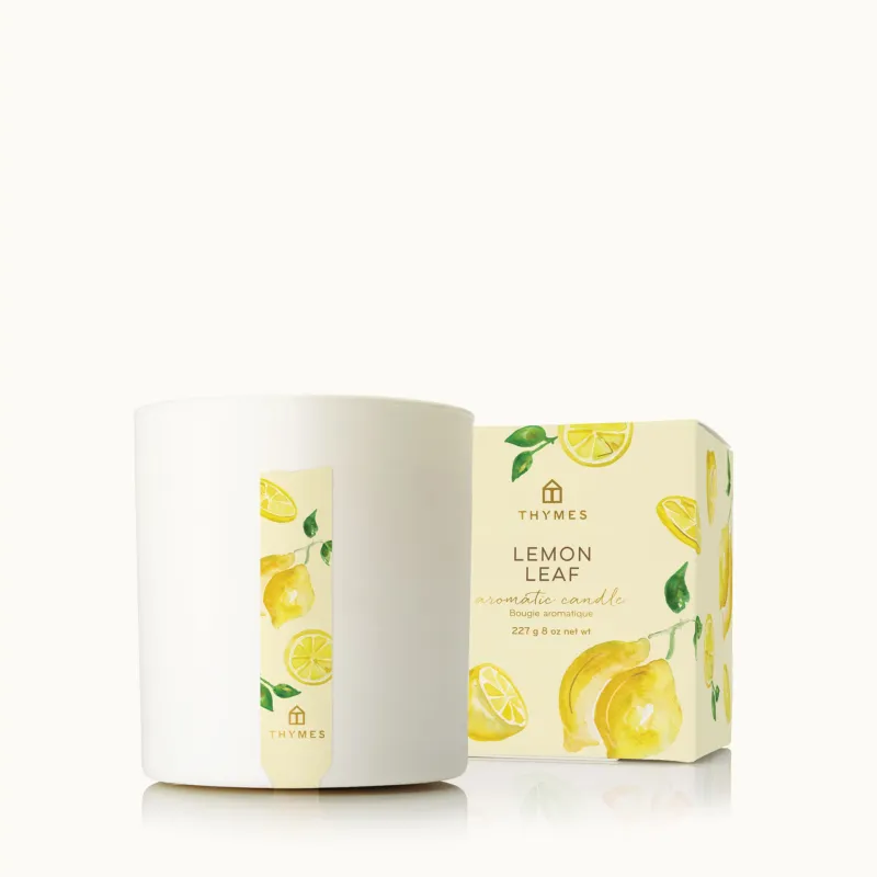 Lemon Leaf Poured Candle