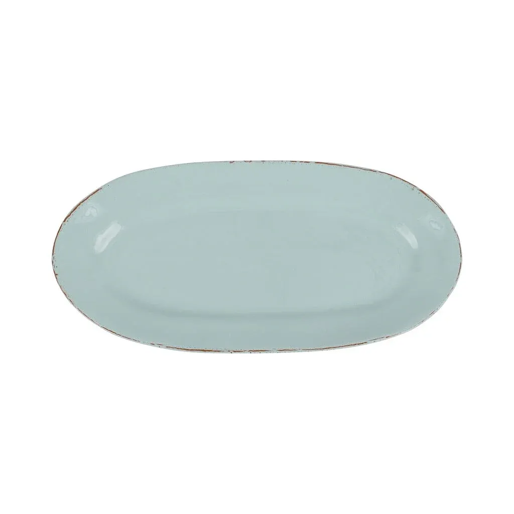 Cucina Fresca Oval Platter Aqua