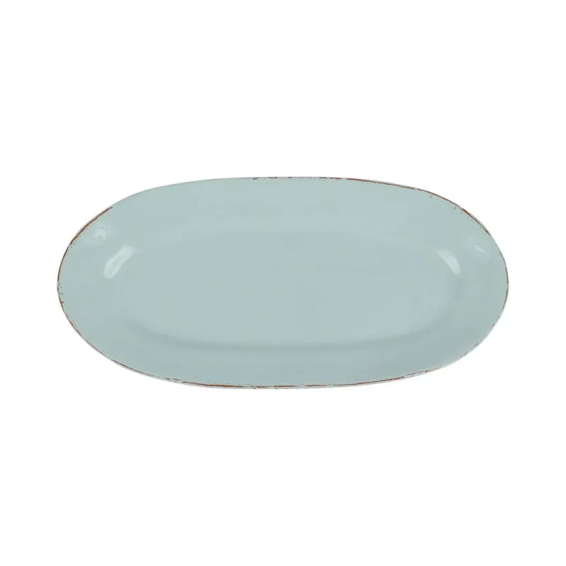 Cucina Fresca Oval Platter Aqua