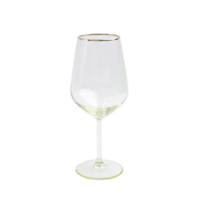 Rainbow Wine Glass - Yellow