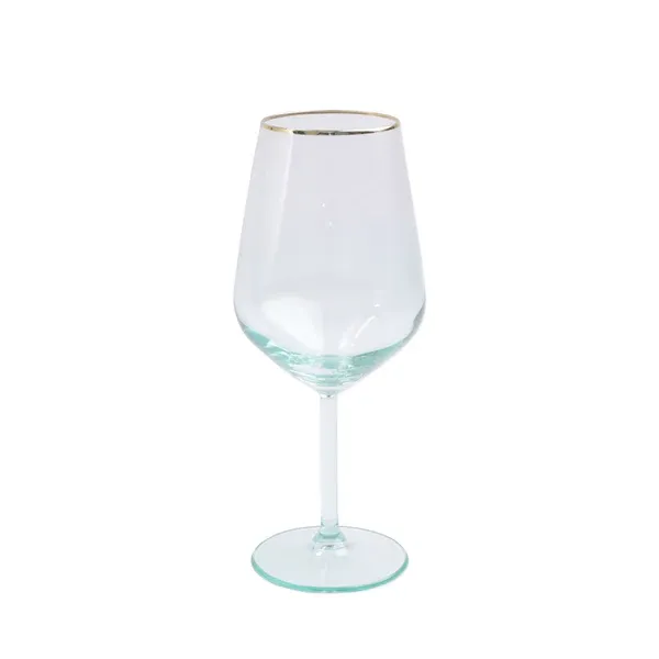 Rainbow Wine Glass - Green