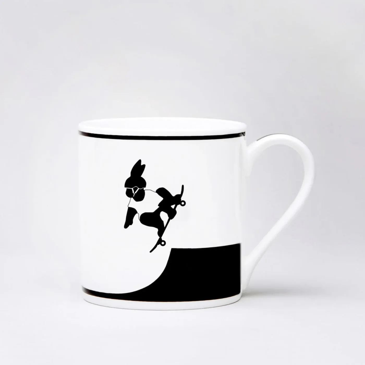 Skateboarding Rabbit Mug