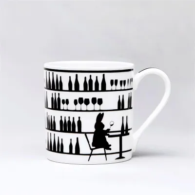Wine Tasting Rabbit Mug