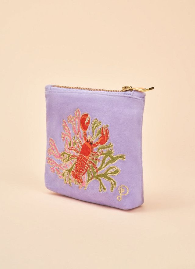 Mini Pouch Lobster Buddies Lavender