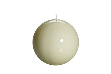 Medium Ball Candle - Cream