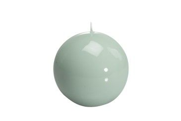 Medium Ball Candle - Aqua Green