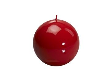 Medium Ball Candle - Red