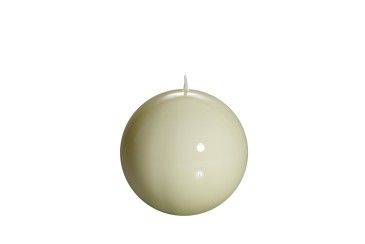 Large Ball Candle - Cream