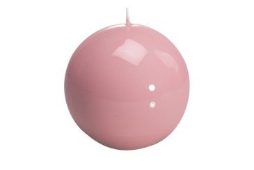 Large Ball Candle - Pink