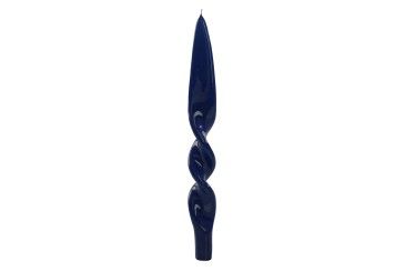 Italian Lacquered Candle Blue