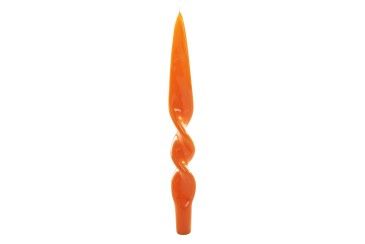 Italian Lacquered Candle Orange