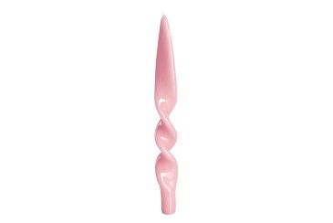 Italian Lacquered Candle Pink