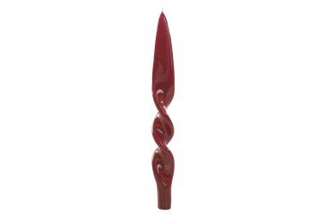 Italian Lacquered Candles Bordeaux