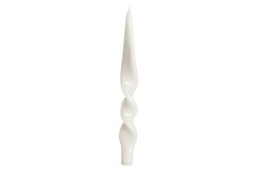 Italian Lacquered Candles White