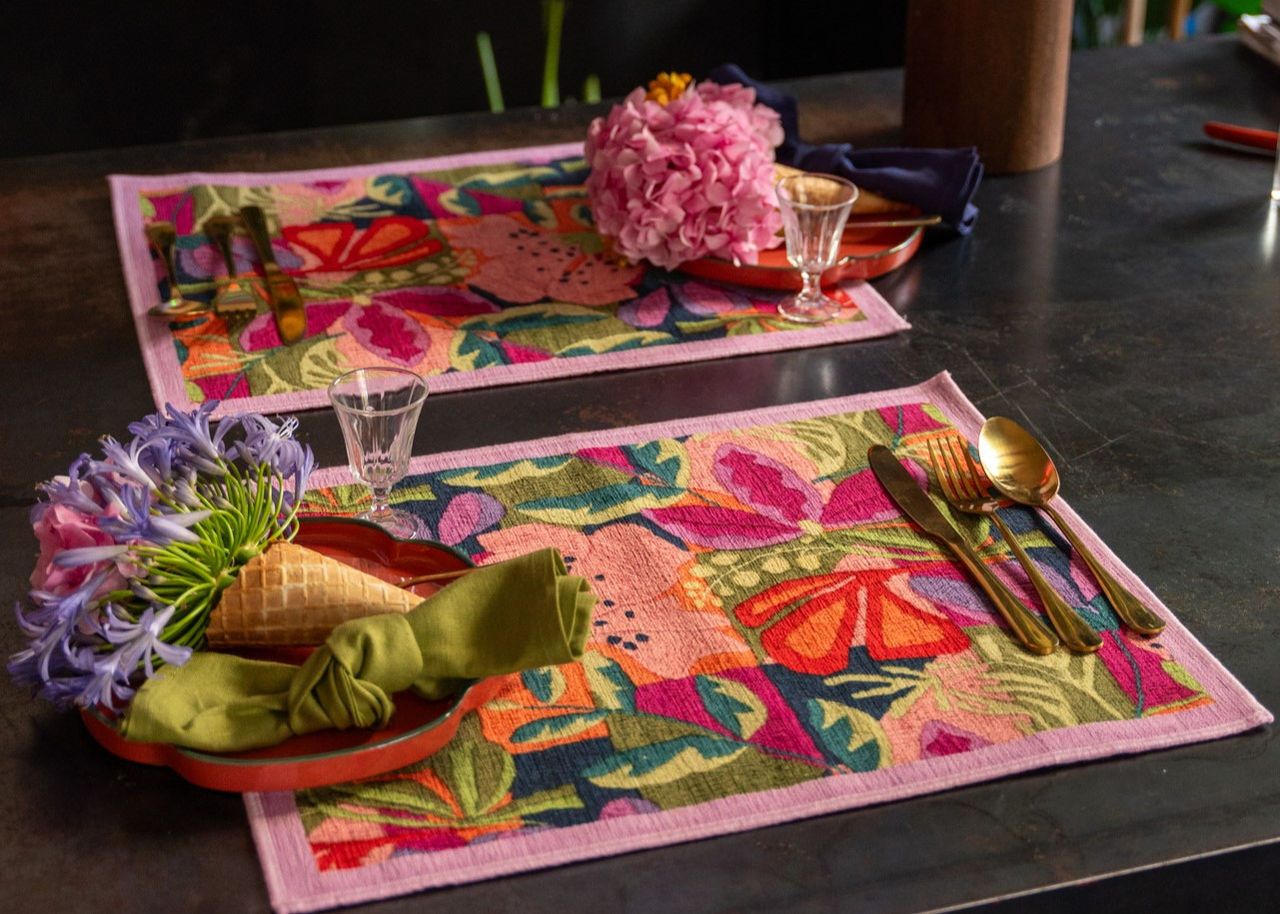 Kiriku Place Mats Set of 2 - Viola