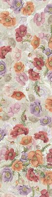 Poppy Runner Tablecloth 45 x 170 cm - Naturale