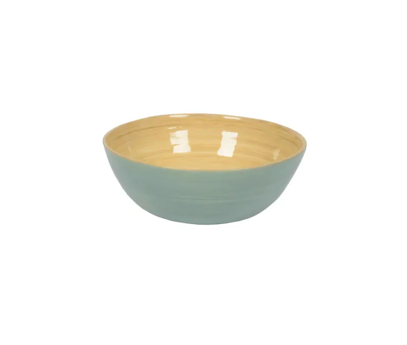 Bamboo Salad Bowl - Ice Blue