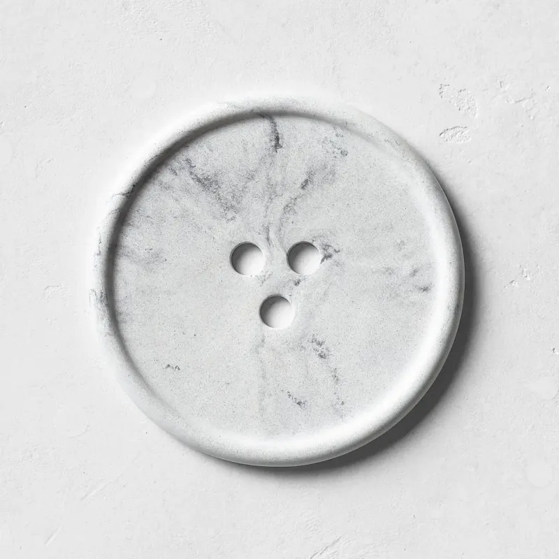 Marble Bouton Soap Dish