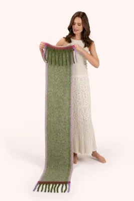 Aria Cosy Scarf - Sage