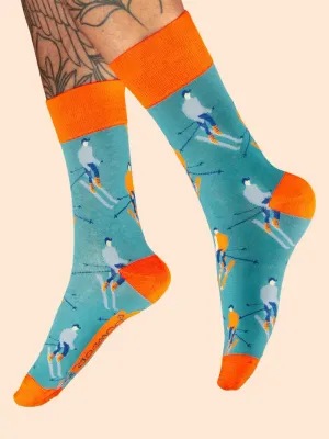 Skier&#39;s Men&#39;s Socks - Teal