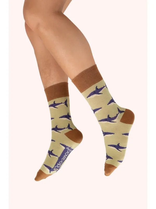 Sharky Men&#39;s Socks - Sage