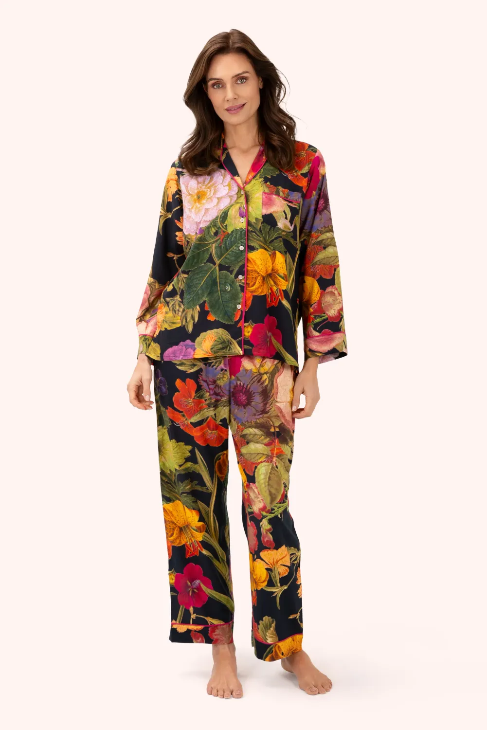 Midnight Posy Pyjamas - Large