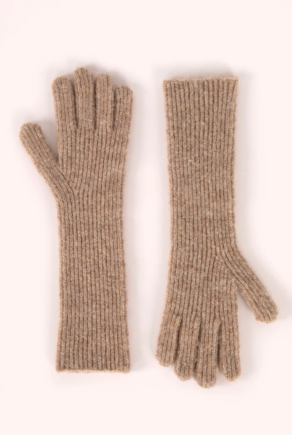 Sofia Long Gloves - Caramel