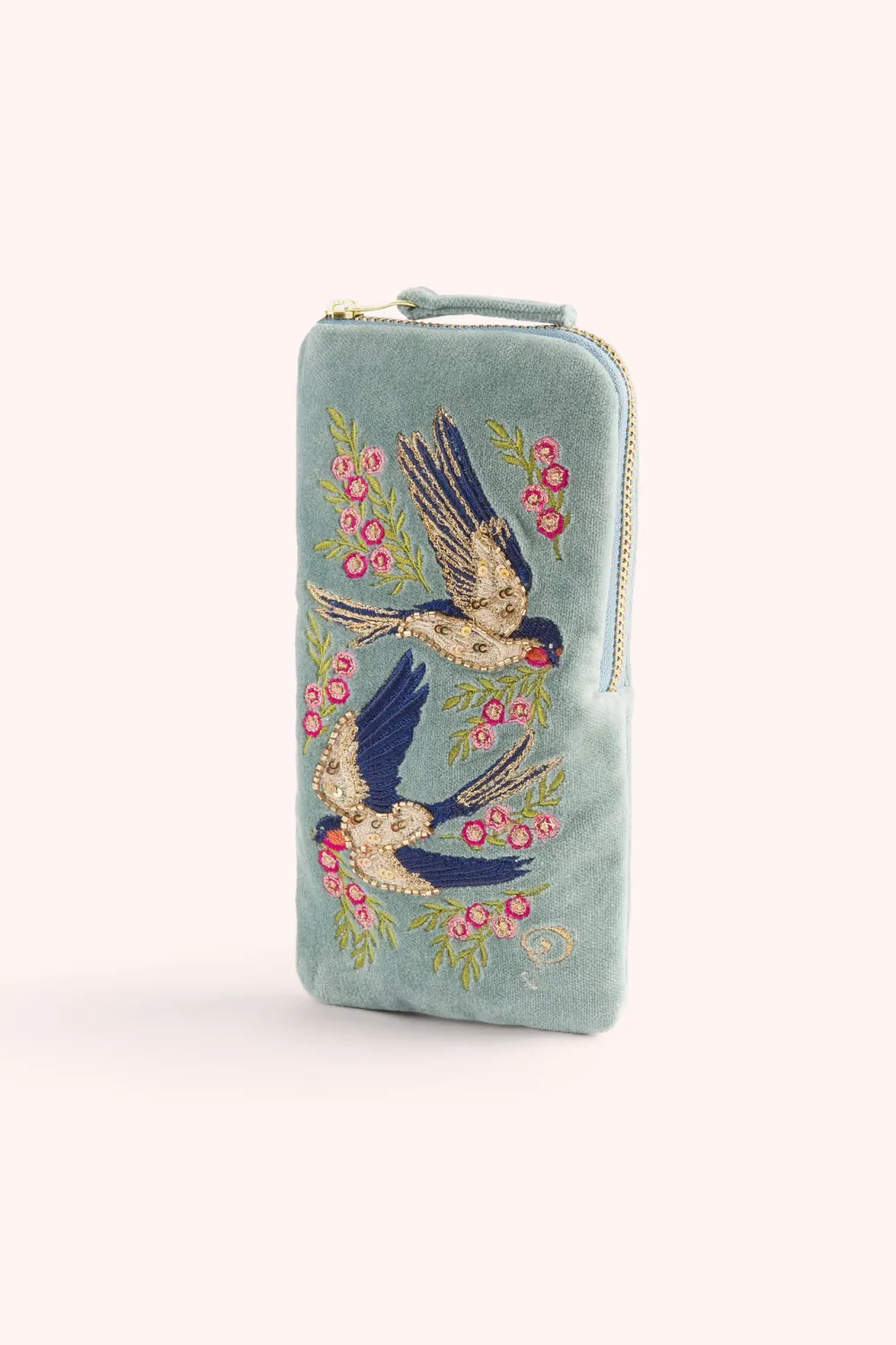 Swooping Swallows Sunglasses Pouch