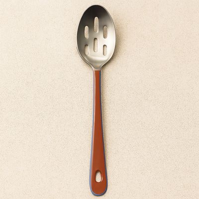 Harlow Slotted Spoon Raspberry/Stainless Steel