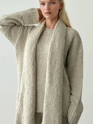 Ivory Knit Scarf