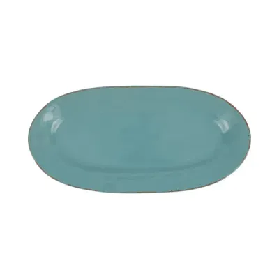 Cucina Fresca Oval Platter Turquoise