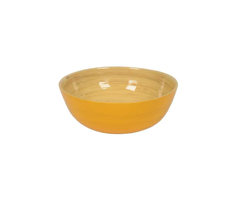 Bamboo Salad Bowl - Yellow