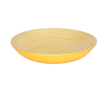 Bamboo Fruit Bowl - Yellow