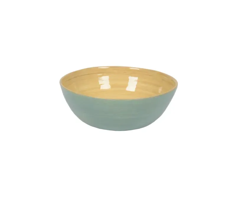 Bamboo Salad Bowl - Ice Blue