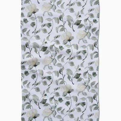 Spring Floral Blossoms Tea Towel