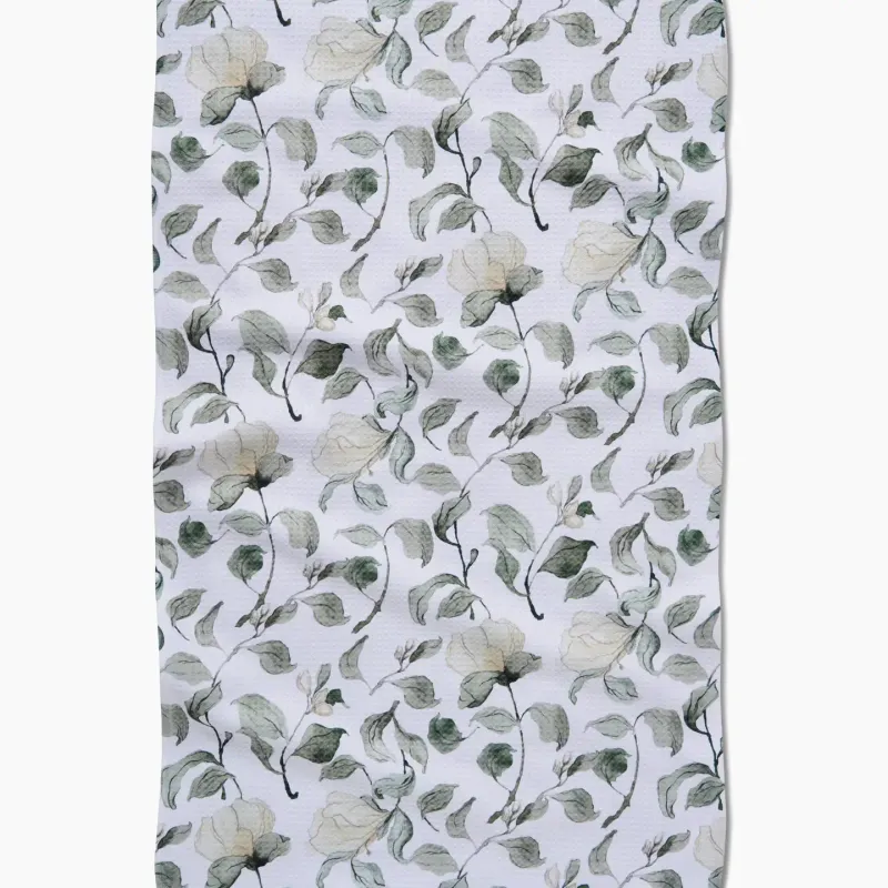 Spring Floral Blossoms Tea Towel