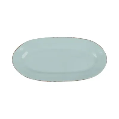 Cucina Fresca Oval Platter Aqua