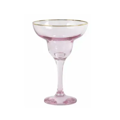Rainbow Margarita Glass - Pink
