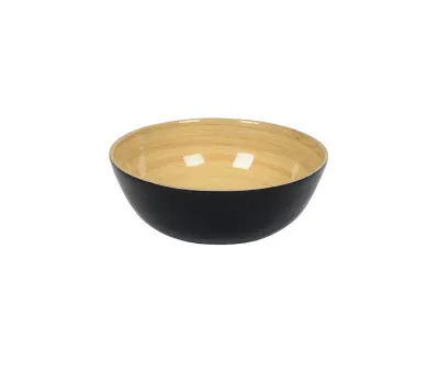 Bamboo Salad Bowl - Black