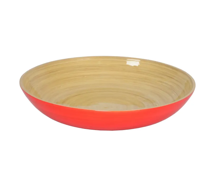 Bamboo Fruit Bowl - Orange