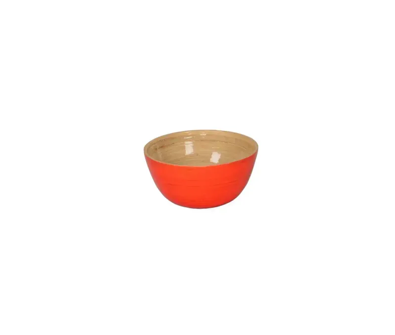 Mini Bamboo Bowl Orange